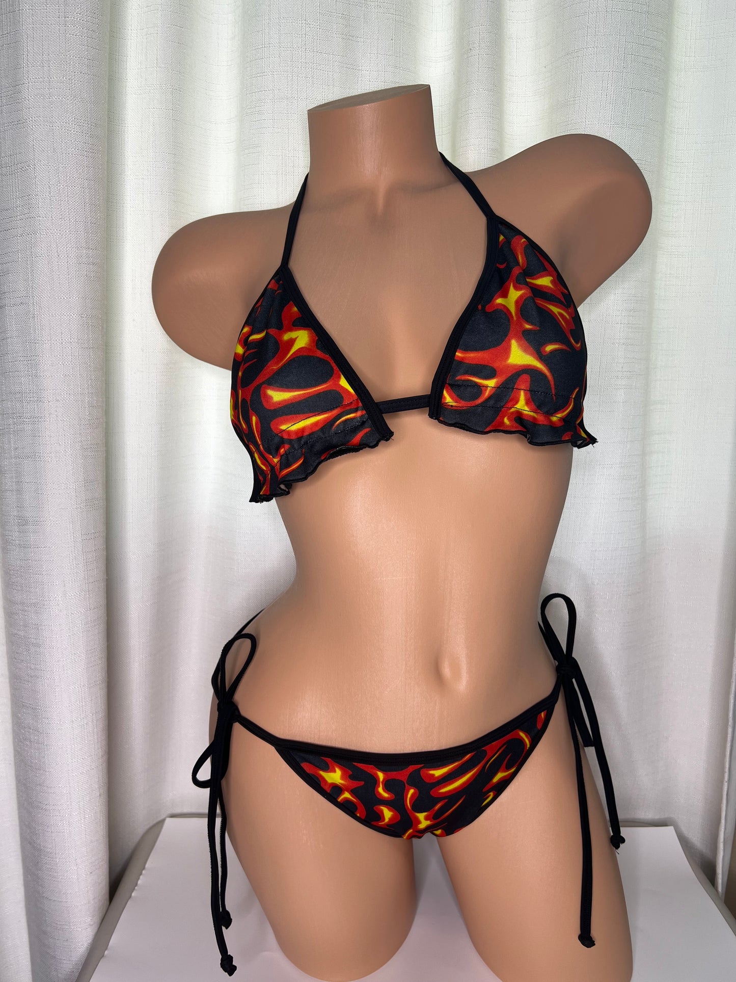 Fire Print Bikinis