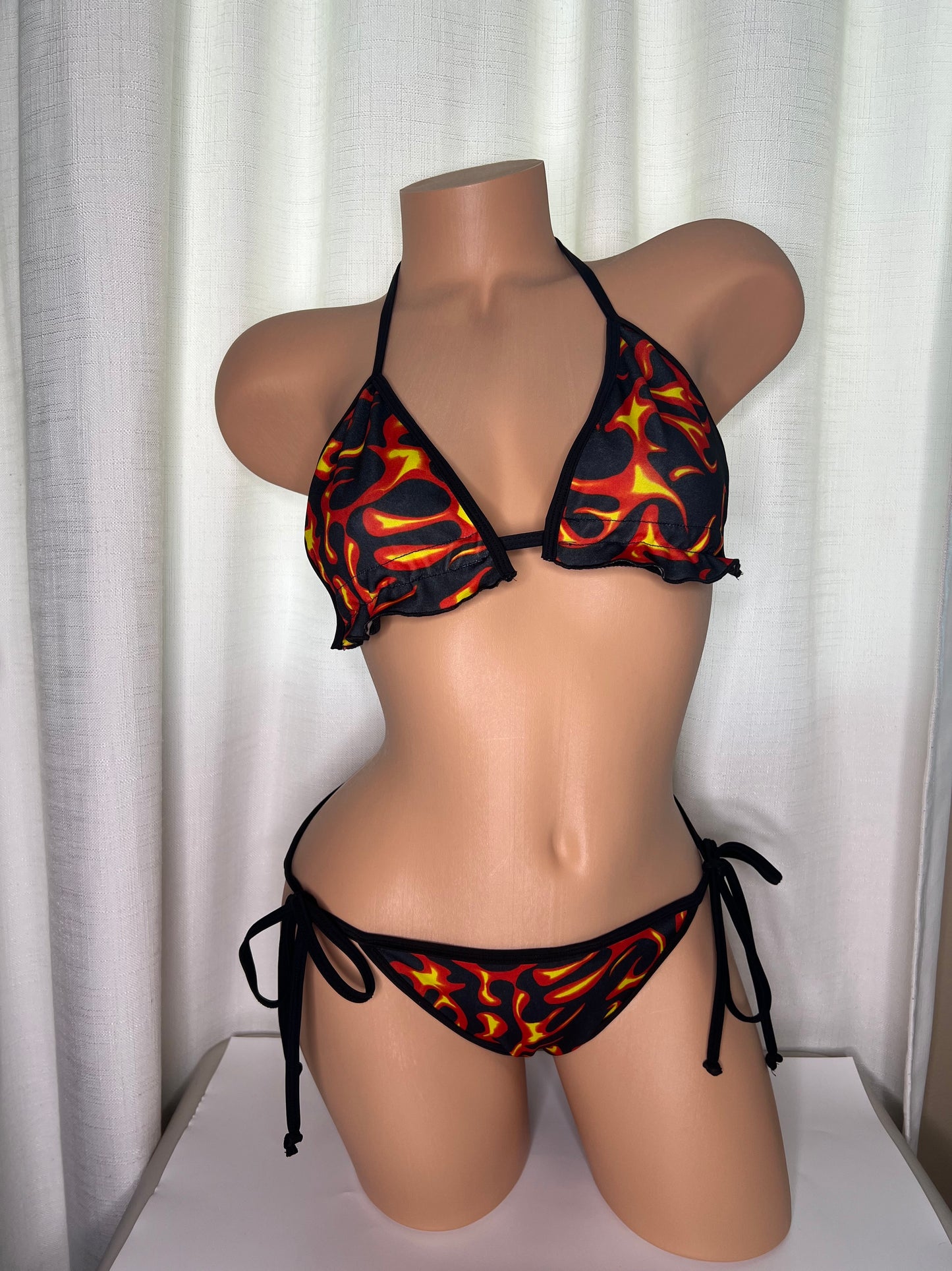 Fire Print Bikinis