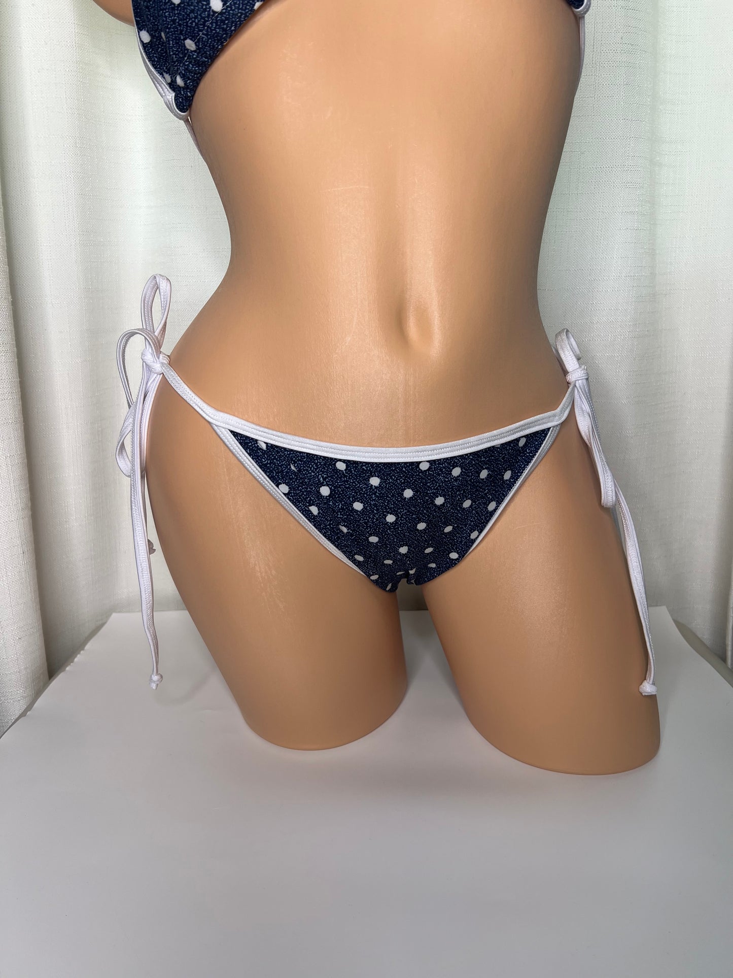 Polka Dot Tie Bikini Set