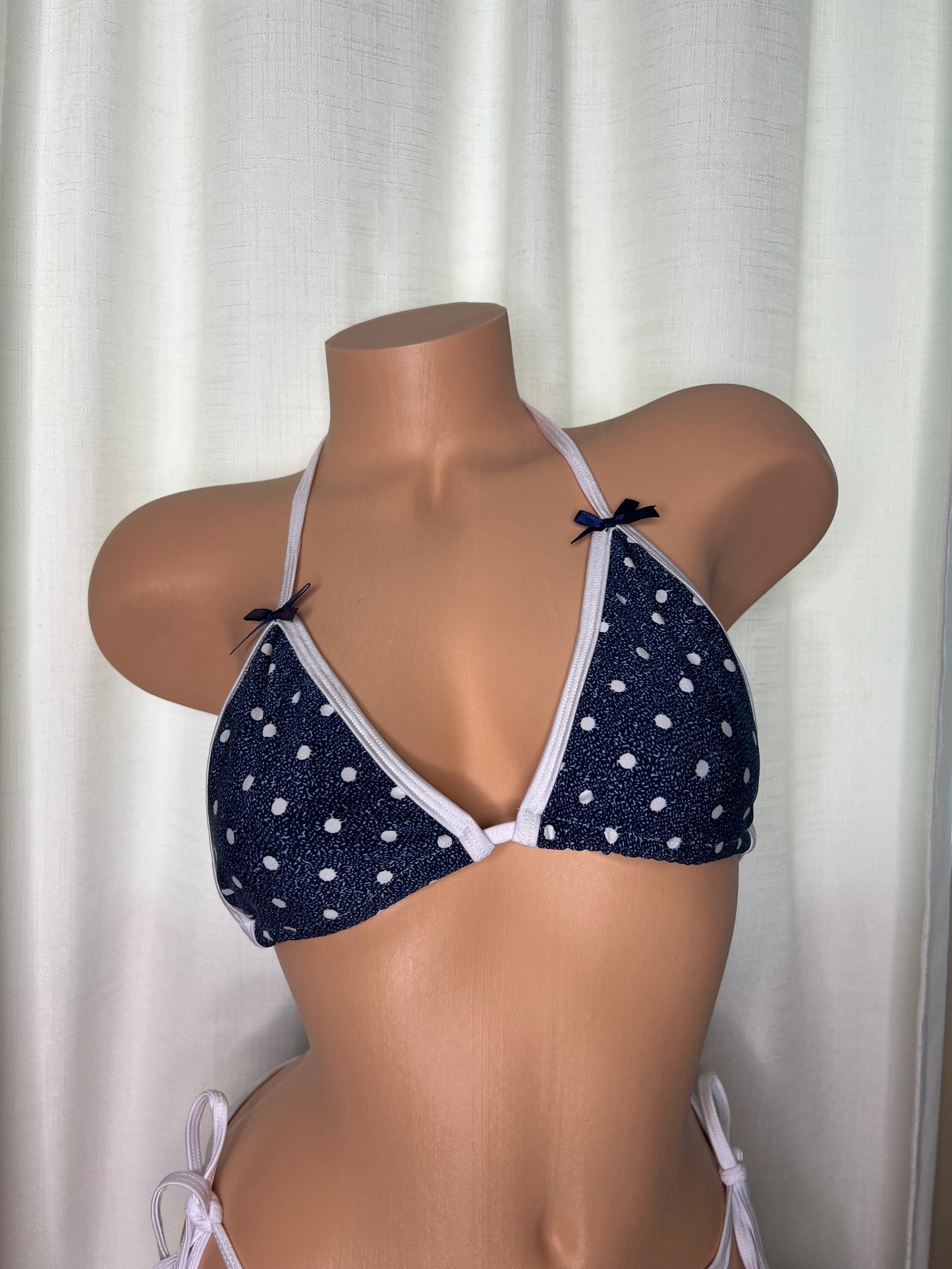 Polka Dot Tie Bikini Set