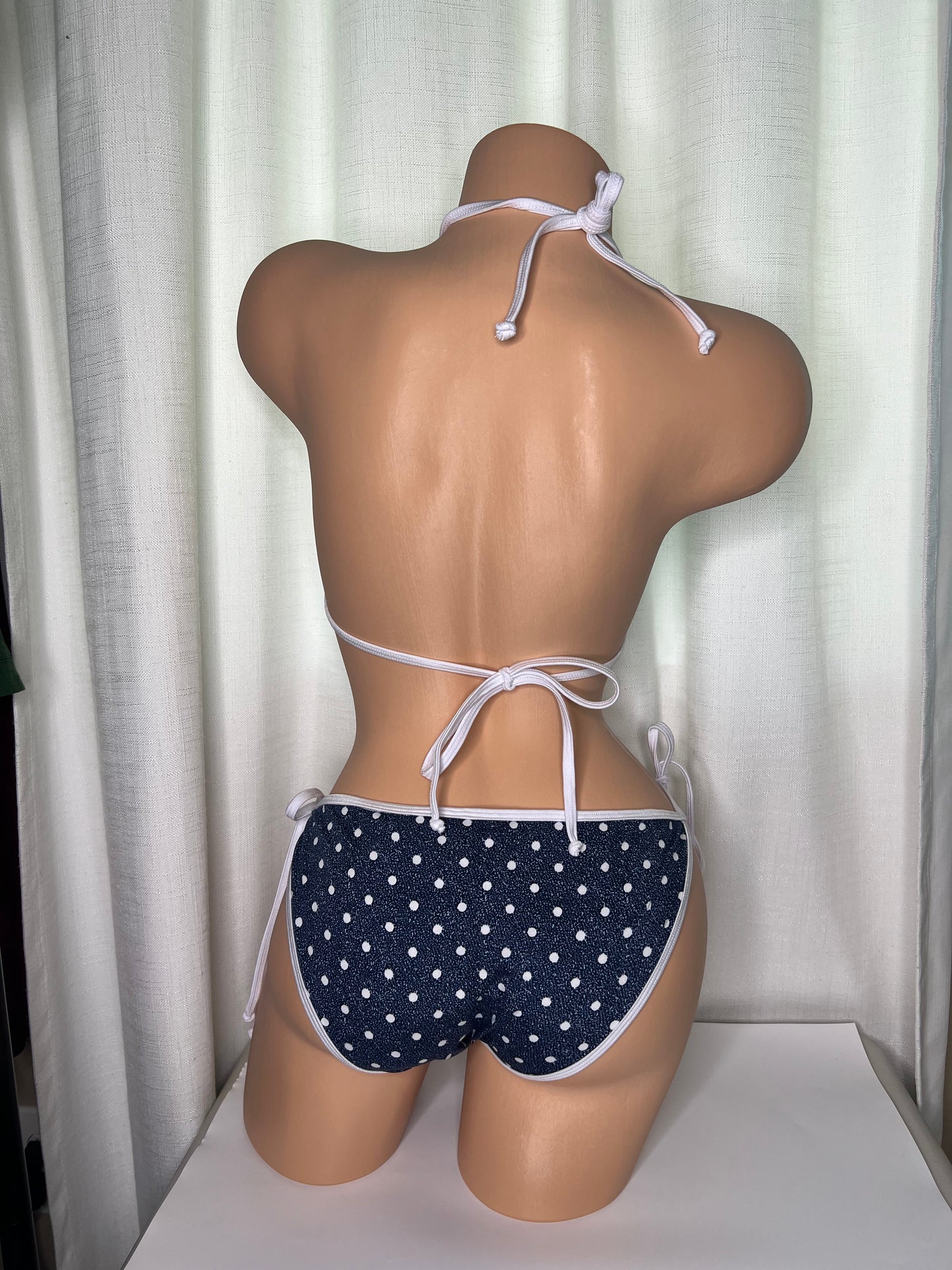 Polka Dot Tie Bikini Set