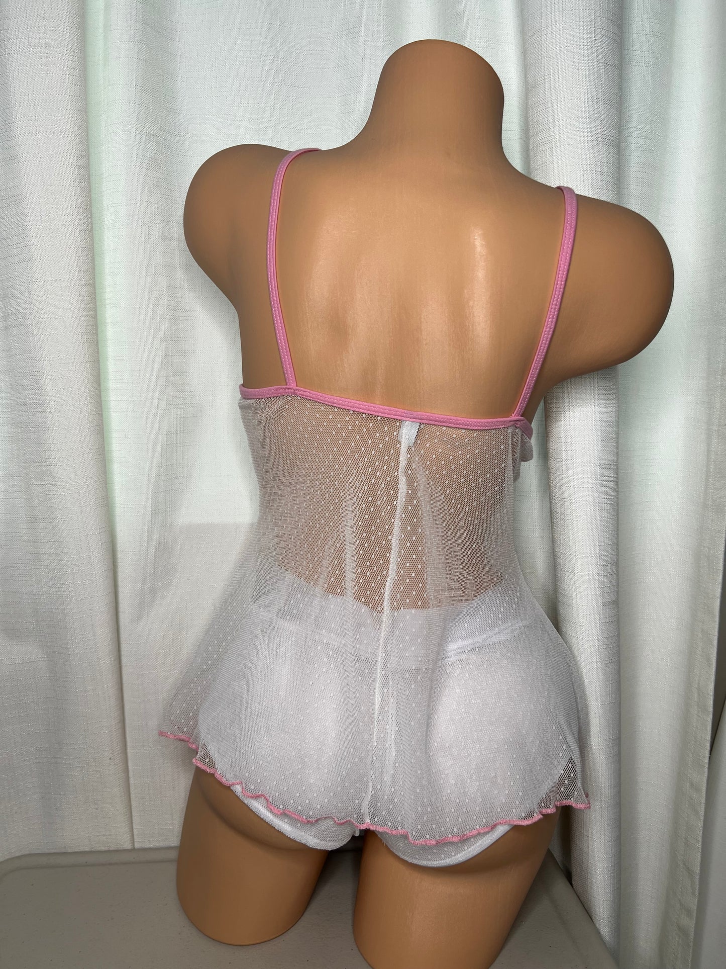 Baby Doll Cami Lingerie Boy Shorts Set