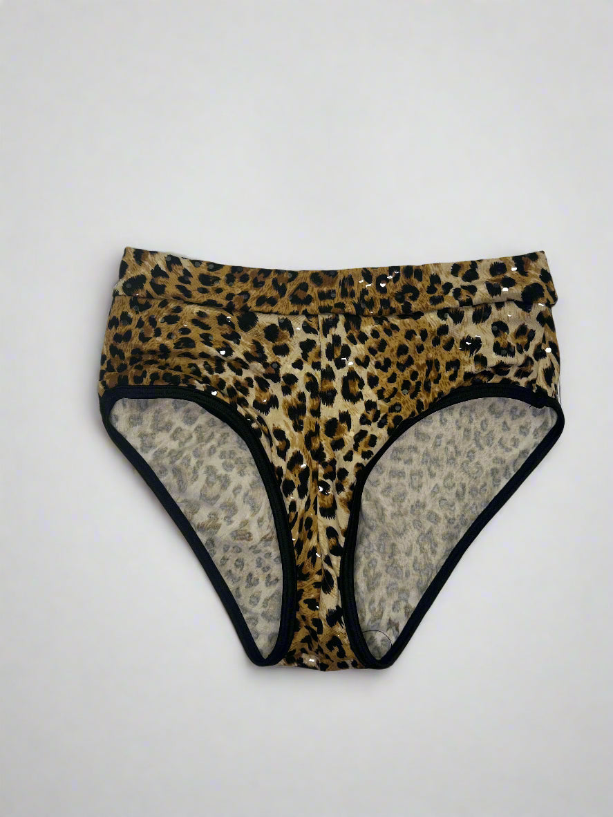 Leopard Print Swim Tankini Bottoms Style bikini bottom